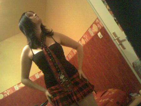 Jupe ecossaise style gothique